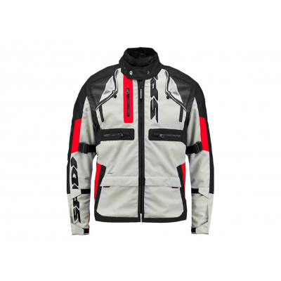 Geaca moto din textil SPIDI CROSSMASTER Ice/Red