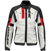 Geaca moto din textil pentru femei SPIDI CROSSMASTER Ice/Red thumb
