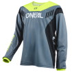 Bluza ciclism pentru copii O'NEAL ELEMENT HYBRID V.22 GRAY/NEON YELLOW thumb