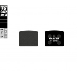 Placute frana fata/spate Galfer SEMI METAL FD042G1054