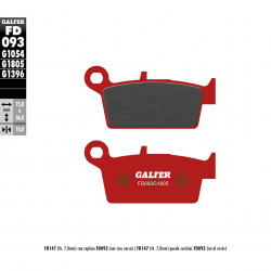 Placuta frana spate Galfer TRIAL TOP FD093G1805 Placuta frana spate Galfer TRIAL TOP FD093G1805