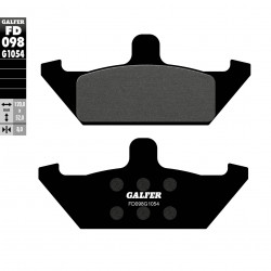 Placuta frana fata Galfer SEMI METAL FD098G1054 Placuta frana fata Galfer SEMI METAL FD098G1054