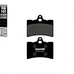 Placute frana fata/spate Galfer SEMI METAL FD151G1054 Placute frana fata/spate Galfer SEMI METAL FD151G1054