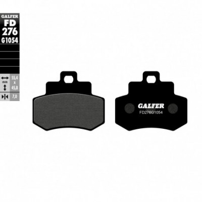 Placute frana spate Galfer SEMI METAL FD276G1054 Placute frana spate Galfer SEMI METAL FD276G1054