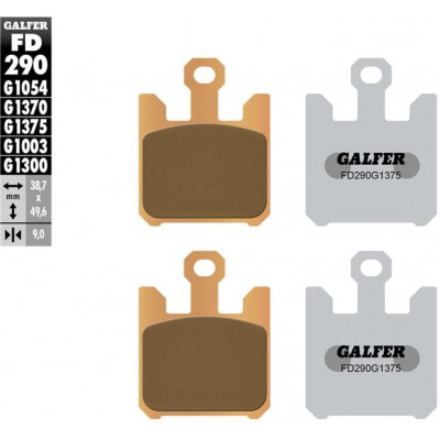 Placute frana fata Galfer SINTERED COMPOUND FD290G1375 Placute frana fata Galfer SINTERED COMPOUND FD290G1375