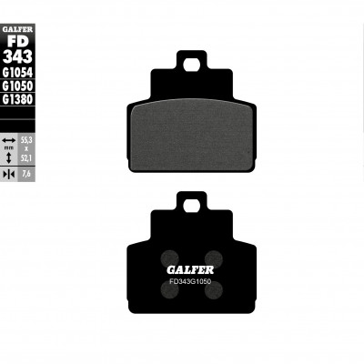 Placute frana spate Galfer SCOOTER FD343G1050 Placute frana spate Galfer SCOOTER FD343G1050