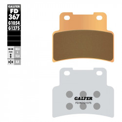 Placute frana fata Galfer SINTERED COMPOUND FD367G1375