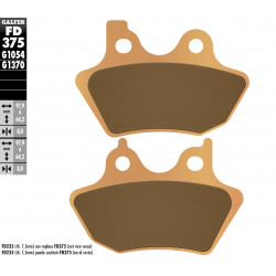 Placute frana fata/spate Galfer SINTERED COMPOUND FD375G1370 Placute frana fata/spate Galfer SINTERED COMPOUND FD375G1370