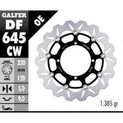 Disk frana fata Galfer WAVE FLOATING COMPLETE (C. ALU.) 320x5mm DF645CW