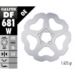 Disc frana spate Galfer WAVE FIXED DISC WAVE FIXED 292x6.4mm DF681W Disc frana spate Galfer WAVE FIXED DISC WAVE FIXED 292x6.4mm DF681W