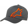 Sapca ALPINESTARS CORP SHIFT 2 FLEXFIT Charcoal/Orange