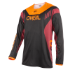 Bluza ciclism O'NEAL ELEMENT FR HYBRID V.22 BLACK/RED/ORANGE