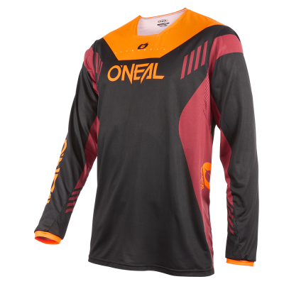 Bluza ciclism O'NEAL ELEMENT FR HYBRID V.22 BLACK/RED/ORANGE