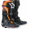 Cizme motocross Alpinestars tech 10, Negru/Portocaliu