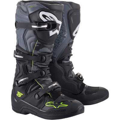 Cizme motocross Alpinestars tech 5, Negru/Galben