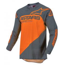 Bluza motocross Alpinestars racer supermatic S21, Albastru/Portocaliu Bluza motocross Alpinestars racer supermatic S21, Albastru/Portocaliu