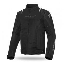 Geaca moto din textil 70 degrees summer racing, Negru