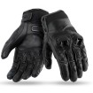 Manusi de piele 70 degrees winter urban, Negru thumb
