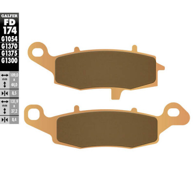 Placute frana fata Galfer SINTERED COMPOUND FD174G1375 Placute frana fata Galfer SINTERED COMPOUND FD174G1375