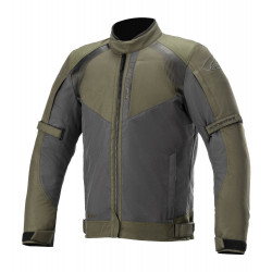 Geaca moto din textil Alpinestars headlands drystar, Negru/Verde Geaca moto din textil Alpinestars headlands drystar, Negru/Verde