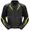 Geaca moto de piele Spidi nkd-1 Negru/Galben thumb