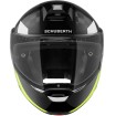 Casca moto Schuberth C4 pro carbon avio, Negru/Galben thumb