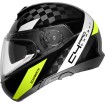 Casca moto Schuberth C4 pro carbon avio, Negru/Galben thumb