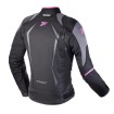 Geaca moto din textil pentru femei Seventy, Negru/Roz Geaca moto din textil pentru femei Seventy, Negru/Roz thumb