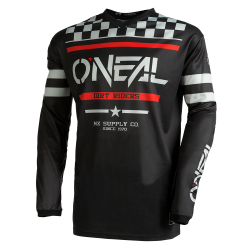Bluza motocross pentru copii O'neal element squadro v.22-, Negru/Gri