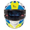 Casca MT kre lookout G6 gloss pearl, Alb/Albastru/Galben thumb