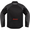 Geaca moto Icon mesh AF leather ce rd, Negru/Rosu Geaca moto Icon mesh AF leather ce rd, Negru/Rosu thumb