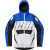 Geaca moto din textil Icon airform retro, Albastru/Alb thumb