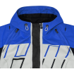 Geaca moto din textil Icon airform retro, Albastru/Alb thumb