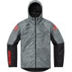 Geaca moto din textil Icon airform battlescar, Gri/Negru thumb