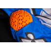 Geaca moto din textil Icon airform retro, Albastru/Alb thumb