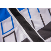 Geaca moto din textil Icon airform retro, Albastru/Alb thumb