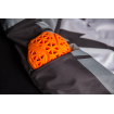 Geaca moto din textil Icon airform retro, Gri/Alb thumb