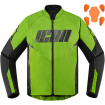 Geaca moto din textil Icon hooligan, Verde/Negre Geaca moto din textil Icon hooligan, Verde/Negre thumb