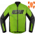 Geaca moto din textil Icon hooligan, Verde/Negre thumb