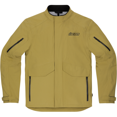 Geaca moto din textil Icon stormhawk wp, Bej