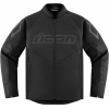 Geaca moto din textil Icon hooligan ce, Negru