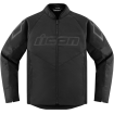 Geaca moto din textil Icon hooligan ce, Negru thumb