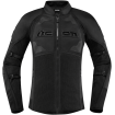 Geaca moto din textil Icon contra2, Negru thumb