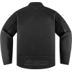 Geaca moto din textil Icon hooligan ce, Negru thumb