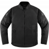Geaca moto din textil Icon mesh af, Negru