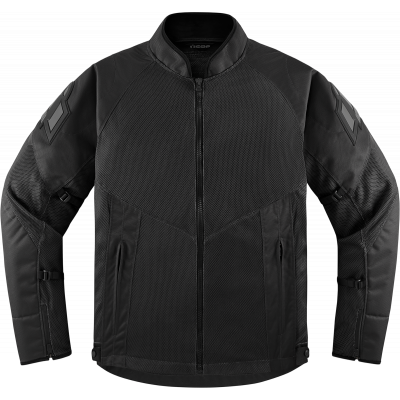 Geaca moto din textil Icon mesh af, Negru Geaca moto din textil Icon mesh af, Negru