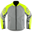 Geaca moto din textil Icon mesh af hi-viz, Gri/Galben fluo Geaca moto din textil Icon mesh af hi-viz, Gri/Galben fluo thumb