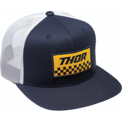 Sapca Thor checker, Albastru/Alb