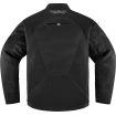 Geaca moto din textil Icon mesh af, Negru thumb