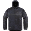 Geaca moto din textil Icon PDX3 ce dark camo, Negru thumb